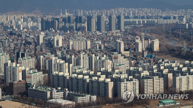 ▲ 서울 강남 일대 아파트 단지 전경.ⓒ연합뉴스