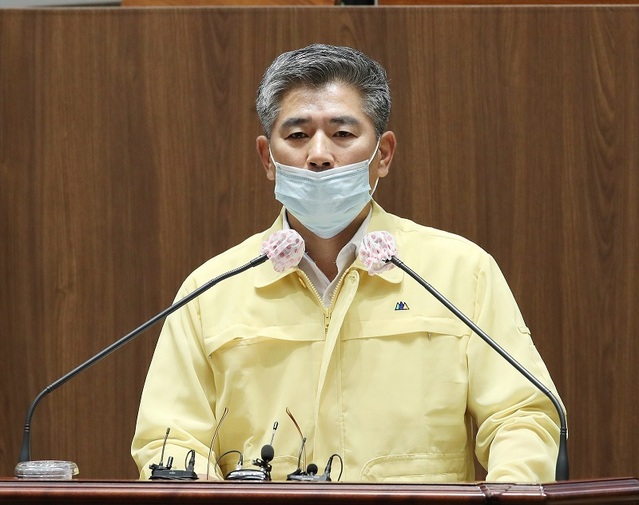 ▲ 조철기 충남도의원이 10일 본회장에서 5분자유발언을 하고 있다.ⓒ충남도의회