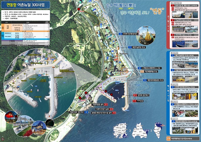 ▲ 연동항 어촌뉴딜 300사업 종합계획도.ⓒ경주시
