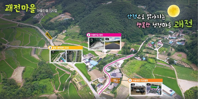 ▲ 괘전마을 만들기 사업 조감도.ⓒ경주시