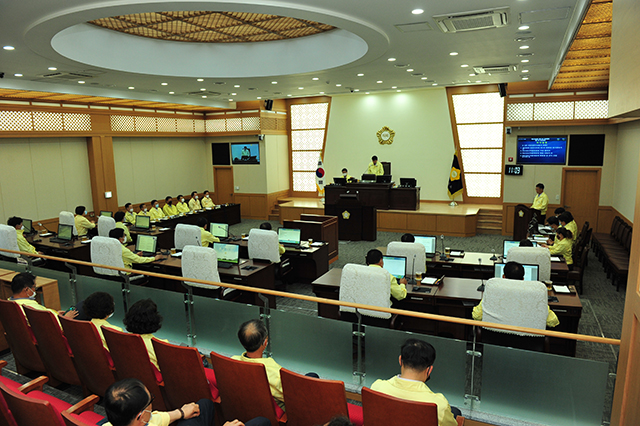 ▲ 영천시의회는 제208회 제1차 정례회를 개회했다.ⓒ영천시의회