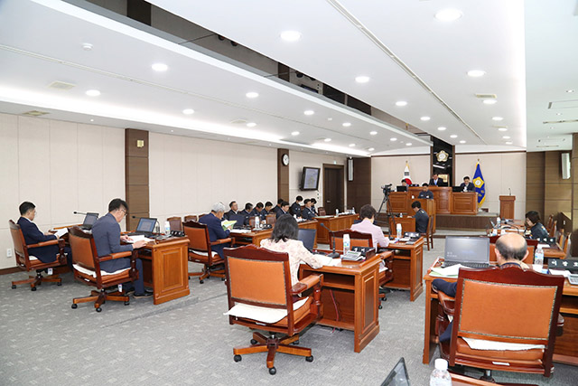 ▲ 청송군의회는 제244회 정례회를 개회했다.ⓒ청송군