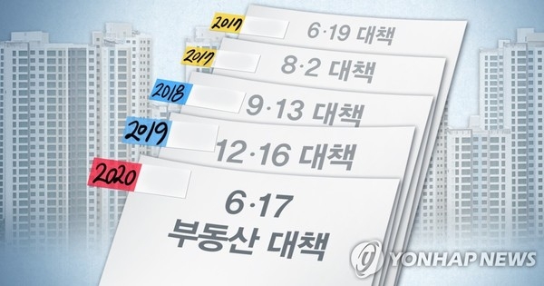 ▲ 정부가 지난 17일 현 정부 들어 21번째 부동산대책을 발표했다.ⓒ연합뉴스