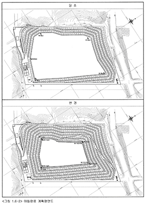 ▲ 에코시스템 포항이 계획하고 있는 매립시설 변경계획 평면도.ⓒ대구지방환경청