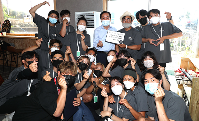 ▲ 의성군은 이웃사촌청년시범마을‘청년 소통 간담회’를 개최했다.ⓒ의성군