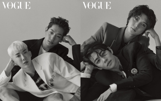 ▲ 조권·신주협·MJ·렌, 패션지 보그 7월호 화보.ⓒ보그 코리아