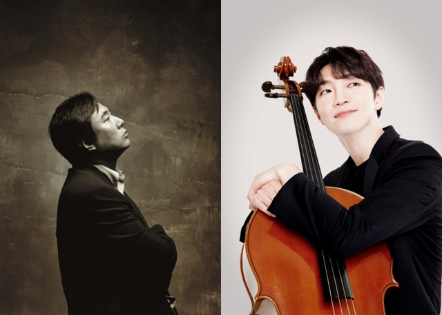 ▲ 피아니스트 김광민과 첼리스트 홍진호.ⓒ크레디아