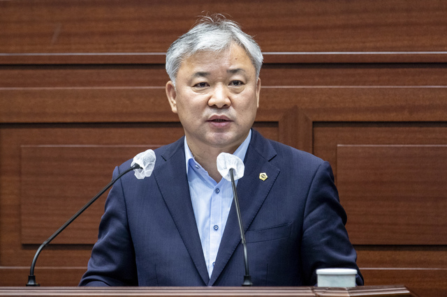 ▲ 권광택 의원(미래통합당, 안동2)은 지난 24일 제316회 경상북도의회 제1차 정례회 제3차 본회의에서 5분발언을 통해 안동의료원을 경북 북부권 난임시술지정기관으로 선정할 것을 주장했다.ⓒ경북도의회