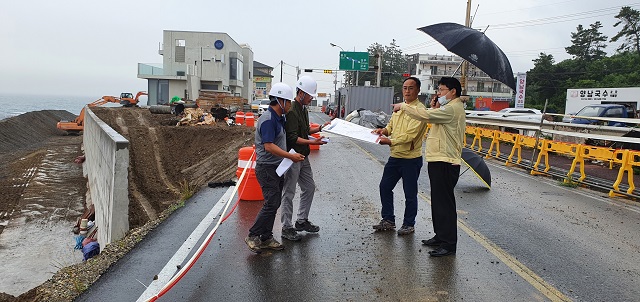 ▲ 경주시는 여름철 집중호우 대비해 긴급 안전점검을 실시했다.ⓒ경주시