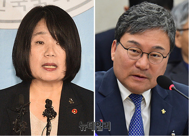 ▲ 더불어민주당이 윤미향 민주당 의원(왼쪽)과 이상직 민주당 의원에 대한 징계 검토를 하지 않는다. ⓒ박성원 기자