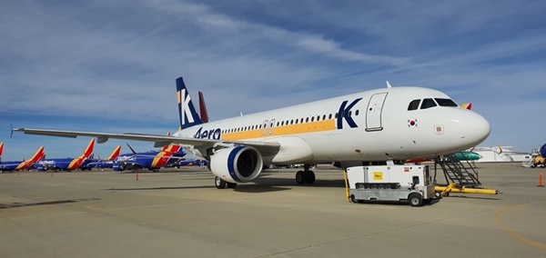 ▲ 에어로케이가 도입한 1호기.ⓒ에어로케이