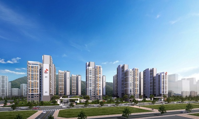 ▲ 운서 2차 SK뷰 스카이시티 투시도. ⓒ SK건설