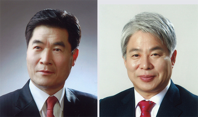 ▲ 포항시의회 후반기 의장에 다성된 정해종 의원(왼쪽)과 부의장 백인규 의원.ⓒ포항시의회