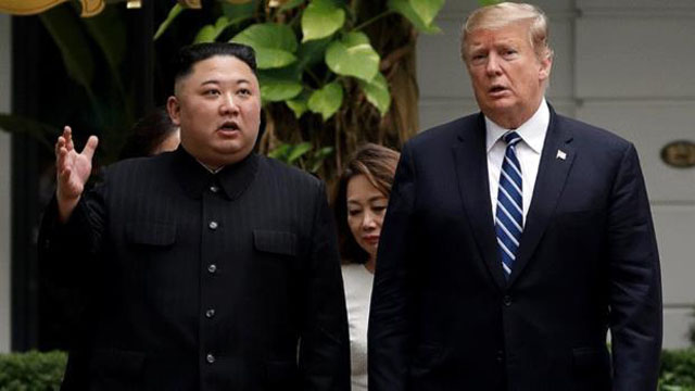 ▲ 2019년 2월 베트남 하노이 미북정상회담 당시 김정은과 도널드 트럼프 미국 대통령. ⓒ뉴시스. 무단전재 및 재배포 금지.