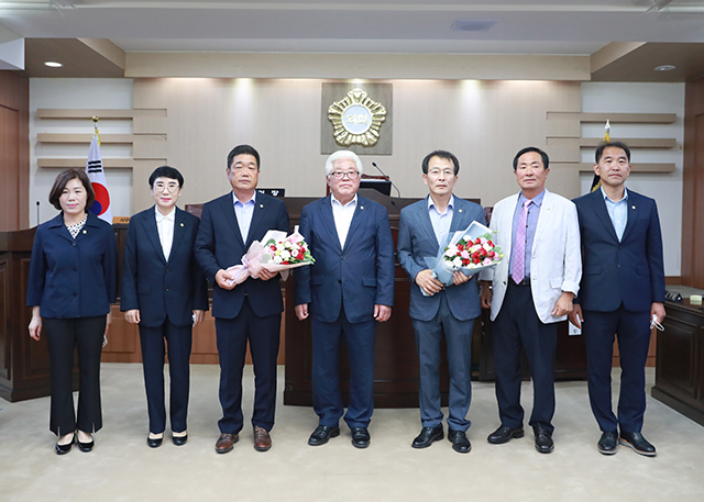 ▲ 제8대 영양군의회 후반기 의장에 장영호 의원이 선출됐다.ⓒ영양군