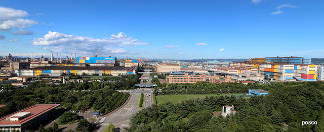 ▲ 포항제철소 전경.ⓒ포스코