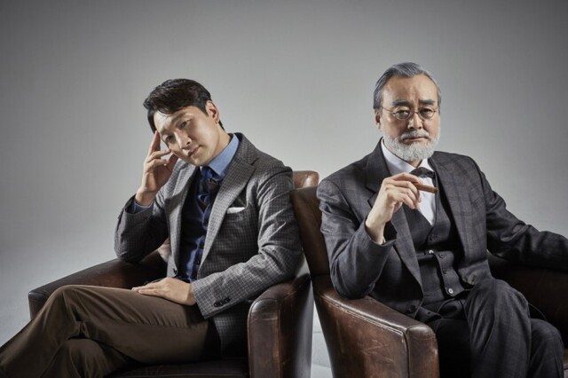 ▲ 연극 '라스트 세션' 남명렬·이석준 페어컷.ⓒ파크컴퍼니
