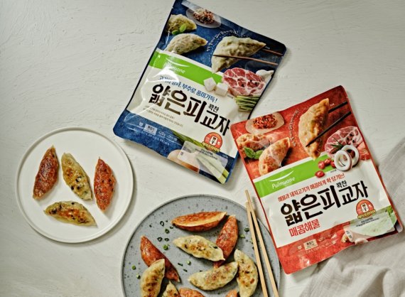 ▲ 얇은피 교자만두ⓒ풀무원식품