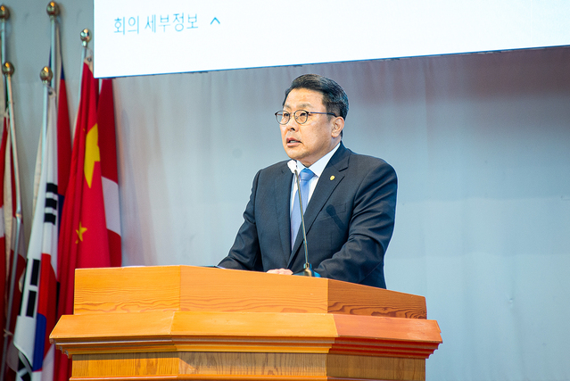 ▲ 변창훈 대구한의대 총장이 워크숍에서 인사말을 하고 있다.ⓒ대구한의대