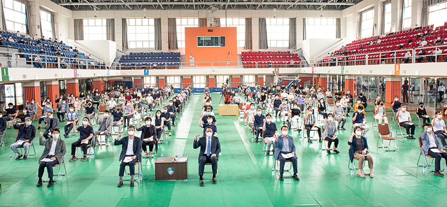 ▲ 대학혁신 지원 방안 공유를 위한 전체 교직원 워크숍 단체사진.ⓒ대구한의대