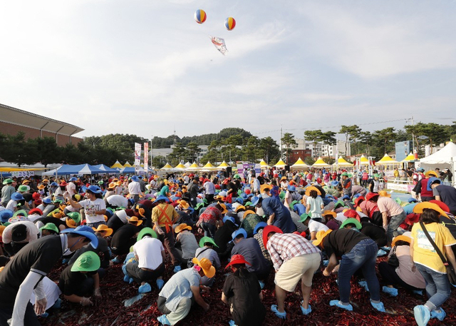 ▲ 2019년 괴산고추축제 모습.ⓒ괴산군