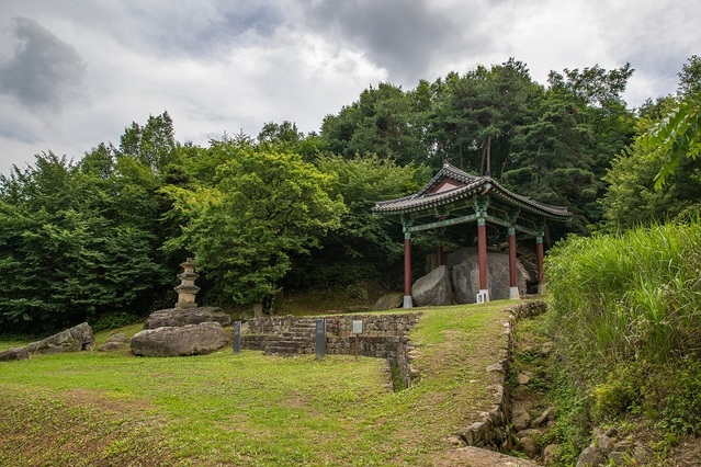 ▲ 증평읍 남하리 절터.ⓒ증평군