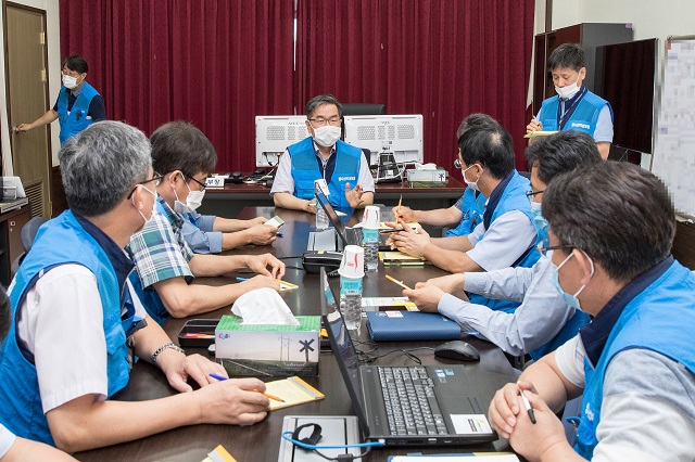 ▲ 한울본부는 한울4호기 방사능방재 전체훈련을 실시했다.ⓒ한울본부