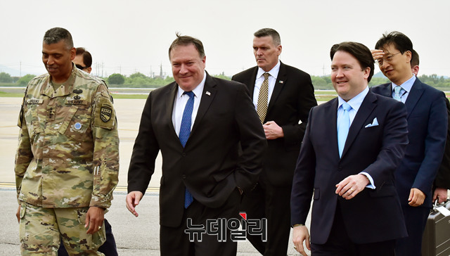 ▲ 마이크 폼페이오 미국 국무장관(왼쪽 두번째).ⓒ뉴데일리 DB