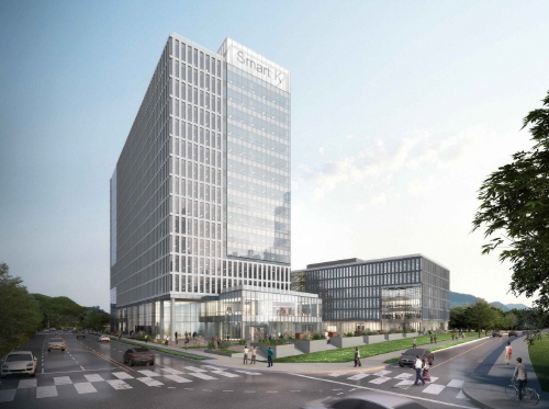 ▲ 과천 스마트케이업무시설 투시도. ⓒ 현대엔지니어링