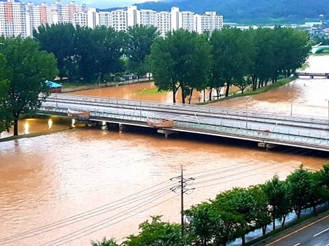 ▲ 증평 보강천.ⓒ독자 제공