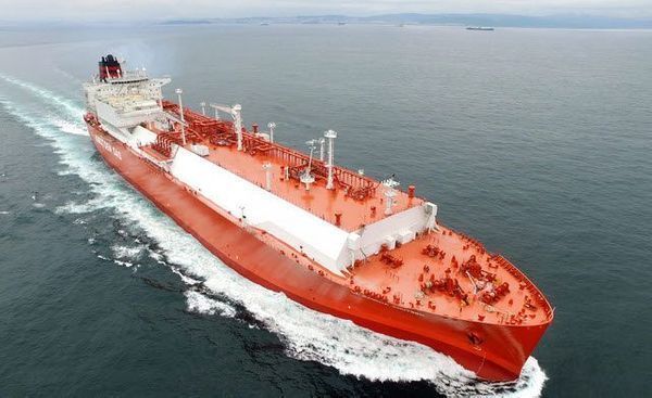 ▲ 현대중공업이 건조한 LNG 운반선.ⓒ현대중공업