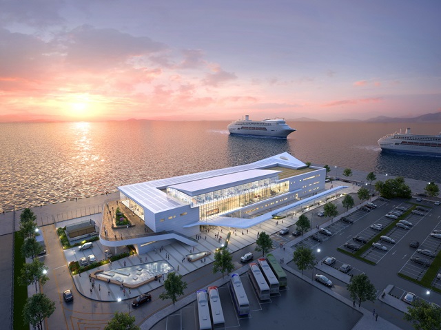 ▲ 포항시 국제여객선터미널 조감도.ⓒ포항시