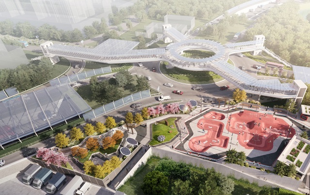 ▲ 홍콩 '판링 우회도로' 조감도.ⓒ대우건설