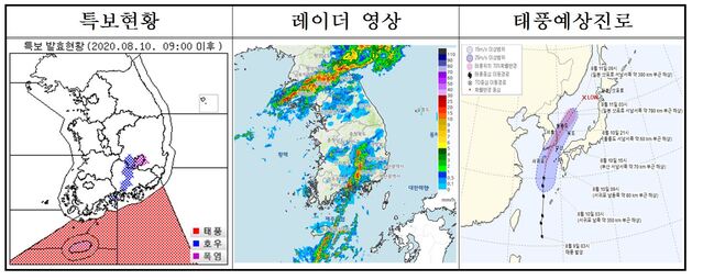 ▲ 태풍 ‘장미’ 예상진로.ⓒ경북도