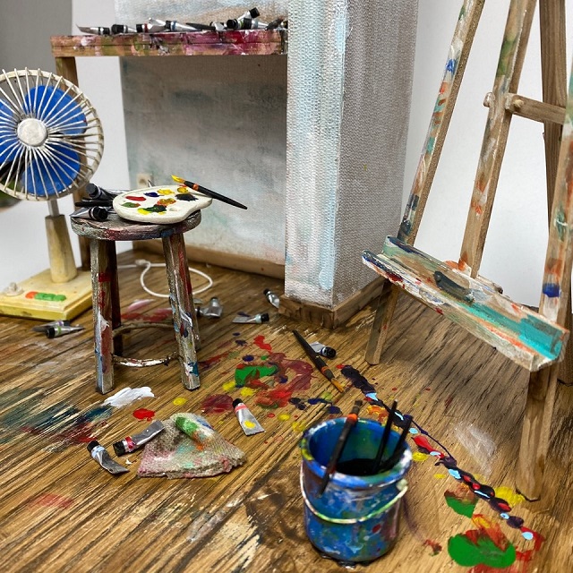 ▲ 원탁 화가 작품.ⓒ포항제철소