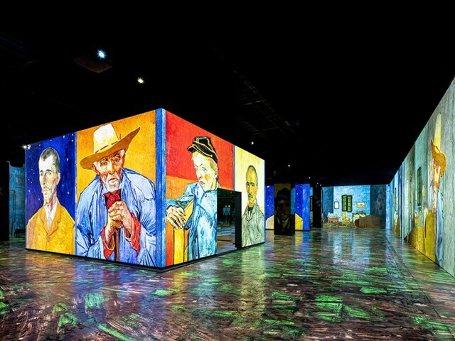 ▲ 제주 성산 '빛의 벙커 : 반 고흐' 展.ⓒGianfranco Iannuzzi