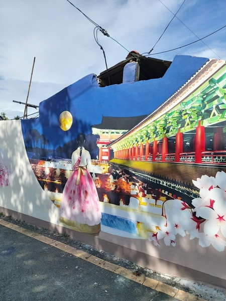 ▲ 경주시는 황남동 골목안길 벽화사업을 완료했다.ⓒ경주시