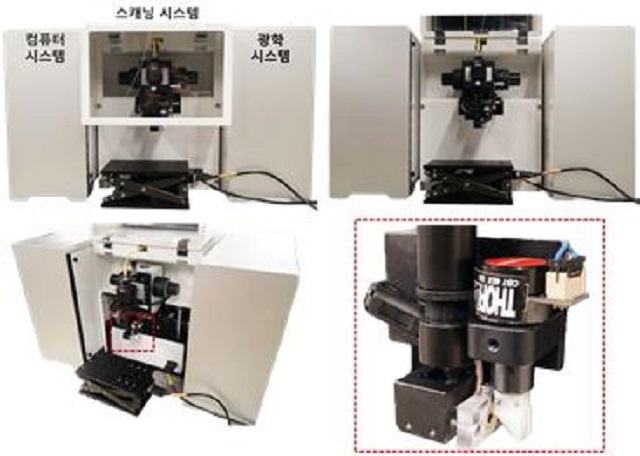 ▲ 비표지 초해상도 국지화 광음향 현미경의 사진.ⓒ포스텍