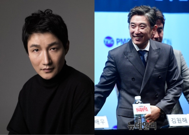▲ 배우 허동원(왼쪽)과 김원해.ⓒ에이스팩토리, 뉴데일리 DB