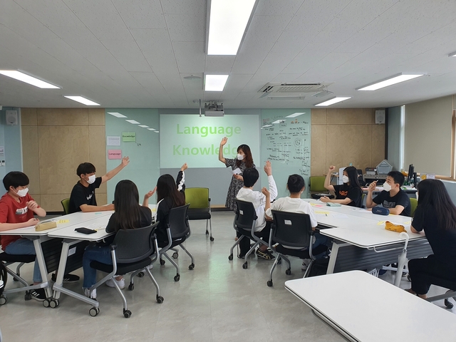 ▲ 1학기 IB형 탐구기반학습 학생프로그램 운영 장면.ⓒ대구시교육청