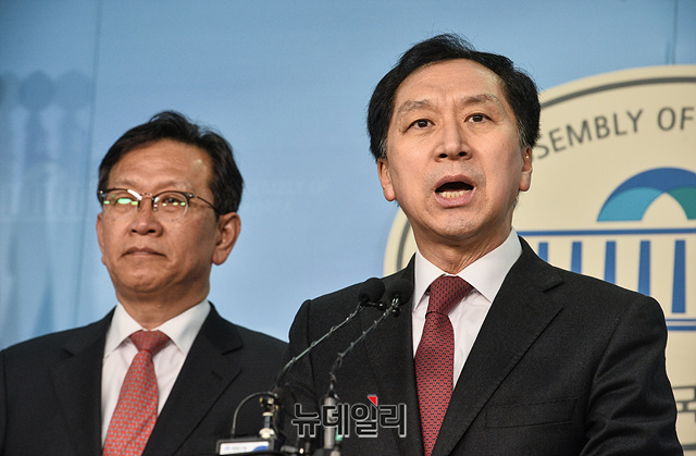 ▲ 김기현 미래통합당 의원(오른쪽).ⓒ박성원 기자