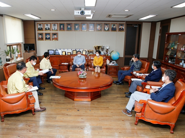 ▲ 강성조 행정부지사 2학기 개강대비 영남대학교를 현장 방문했다.ⓒ경산시