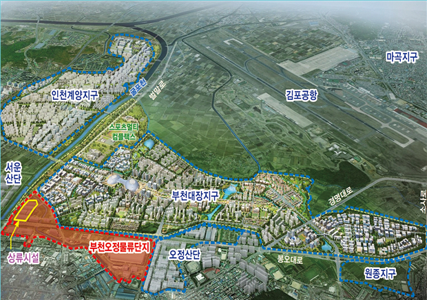 ▲ 경기 부천 오정물류단지 위치도.ⓒLH