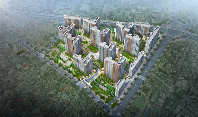 ▲ 서대구센트럴자이 조감도. ⓒ GS건설