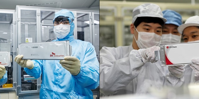 ▲ SK이노베이션(좌)과 LG화학. ⓒ각 사