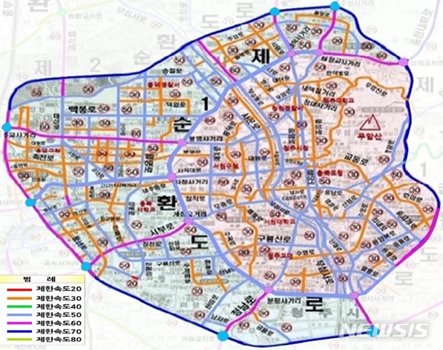 ▲ 청주 안전속도 5030.ⓒ청주흥덕경찰서