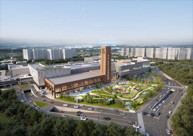 ▲ 9월 출점을 앞둔 신세계그룹의 복합 쇼핑몰 ‘스타필드 안성’도 정확한 개점 날짜를 잡지 못하고 있다. 스타필드 안성은 하남·코엑스몰·고양에 이어 3년 만에 세워지는 신세계그룹의 4번째 복합쇼핑몰이다.ⓒ신세계프라퍼티