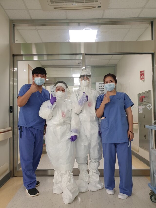 ▲ 대구시가 코로나19 지역감염 확산으로 고통을 겪고 있는 광주시에 26일 대구시 간호사회를 통해 간호사 10명을 광주로 보냈다.ⓒ대구시