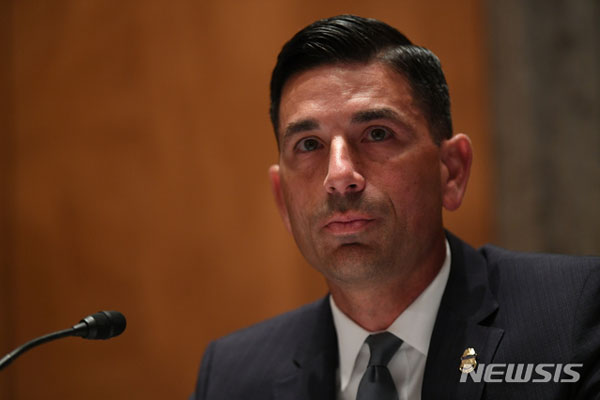 ▲ 채드 울프 미국 국토안보부 장관 대행. ⓒ뉴시스 AP. 무단전재 및 재배포 금지.