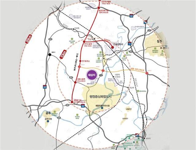 ▲ 세종 스마트 국가산업단지 위치도.ⓒ세종시